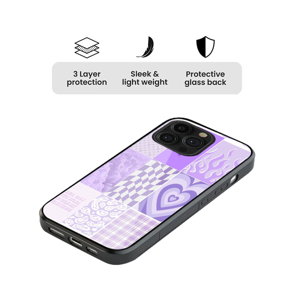 Y2K Purple Phone Case