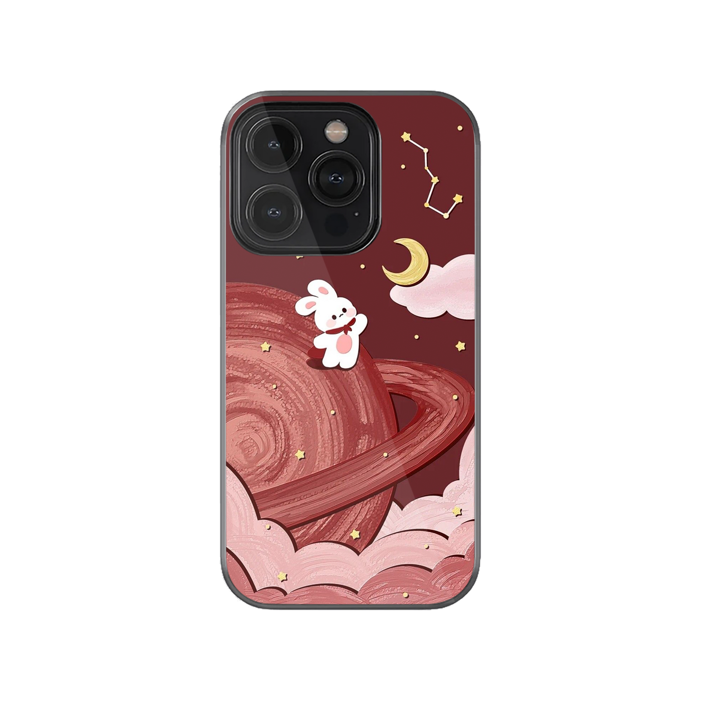 Cute Teddy And Stars Phone Case.