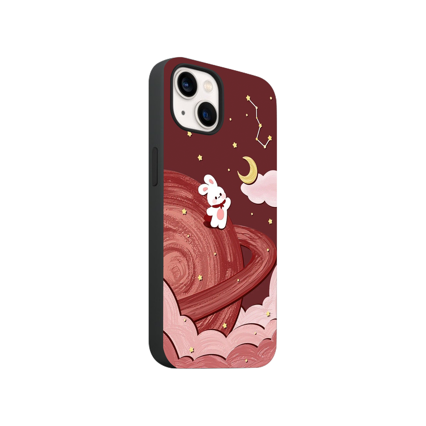 Cute Teddy And Stars Phone Case.