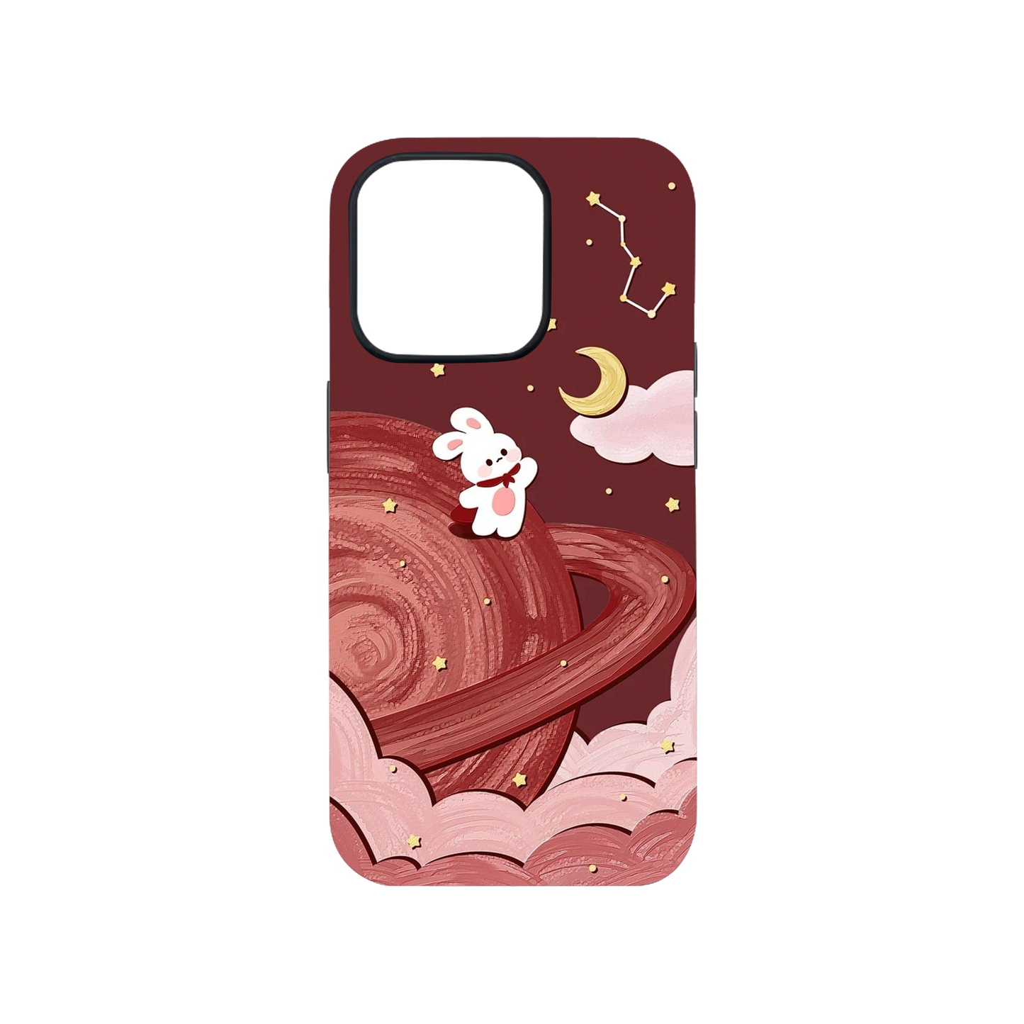 Cute Teddy And Stars Phone Case.