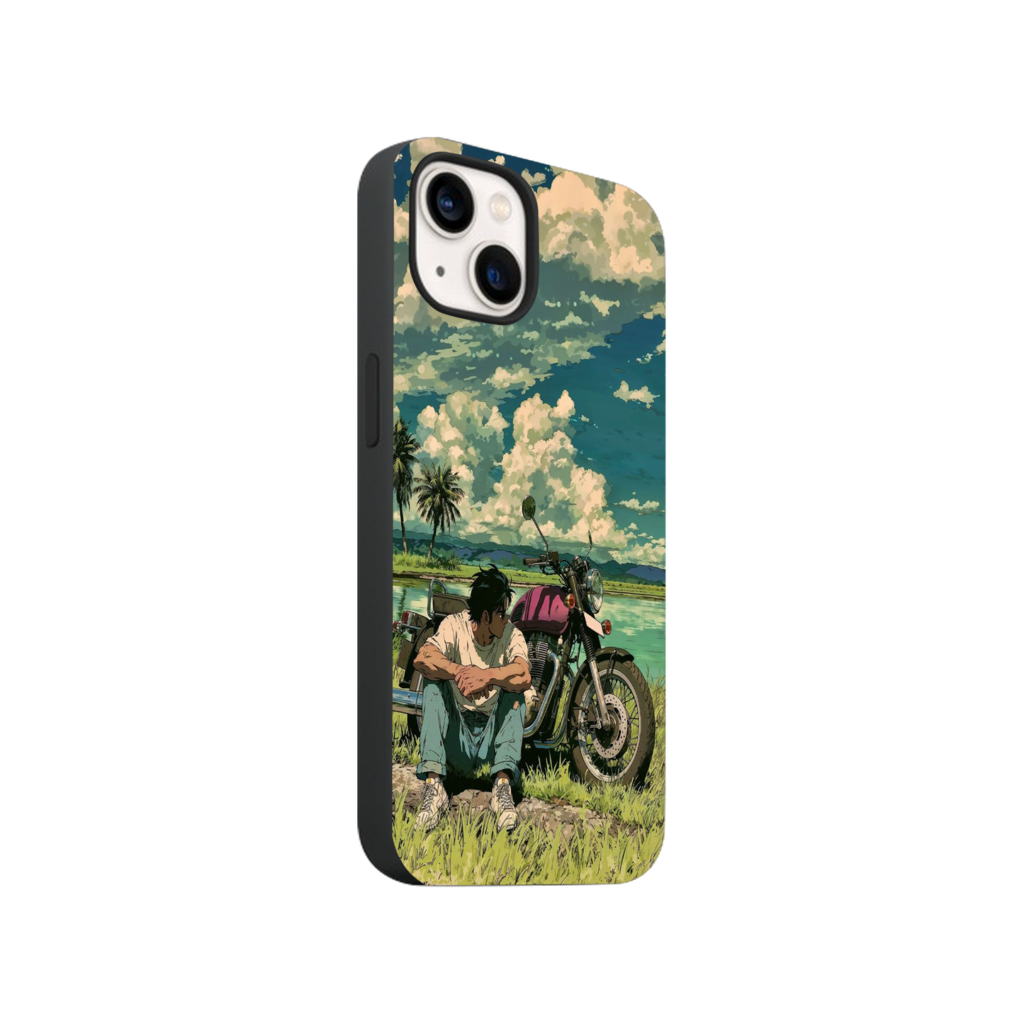 Me and My Bike Against the World Phone Case