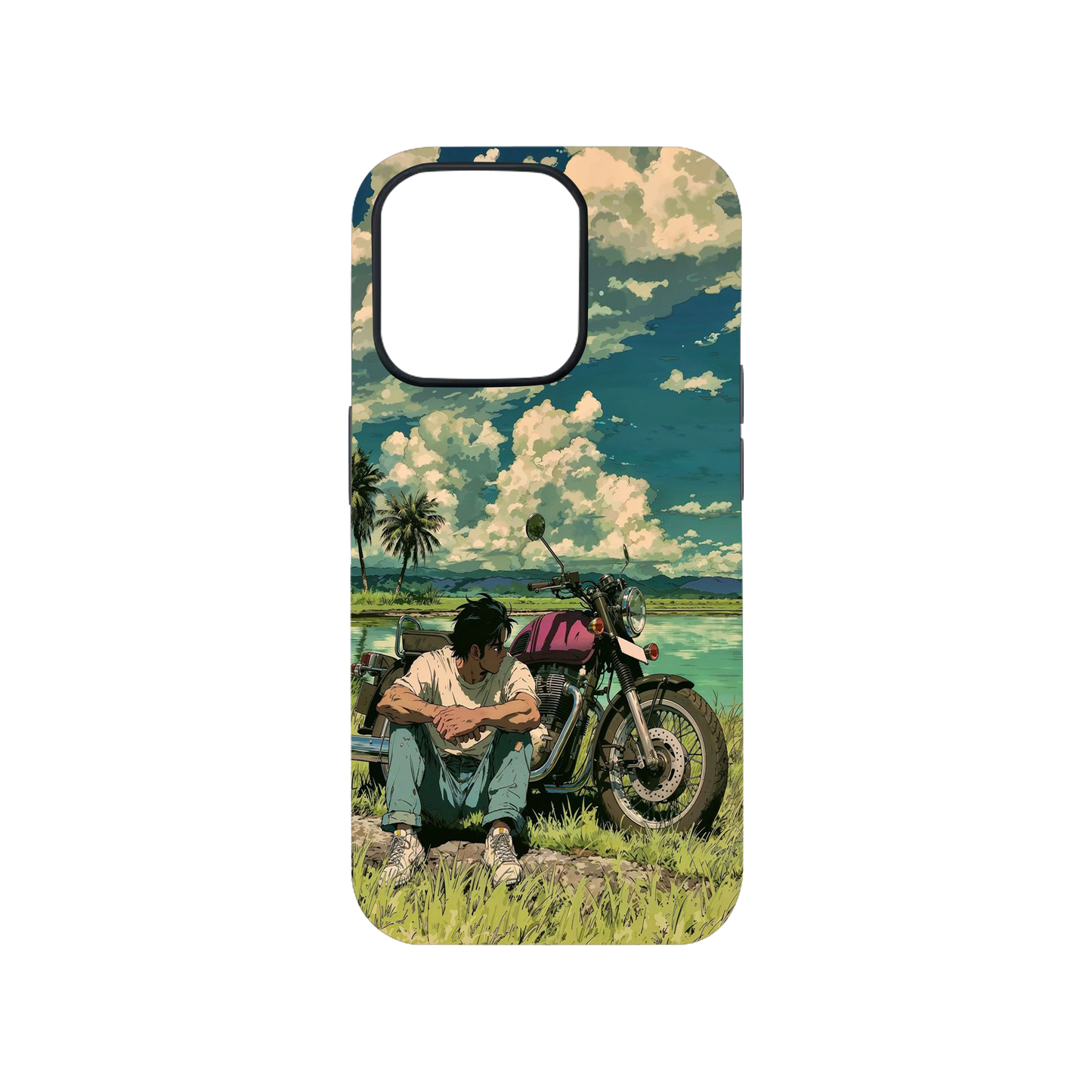 Me and My Bike Against the World Phone Case