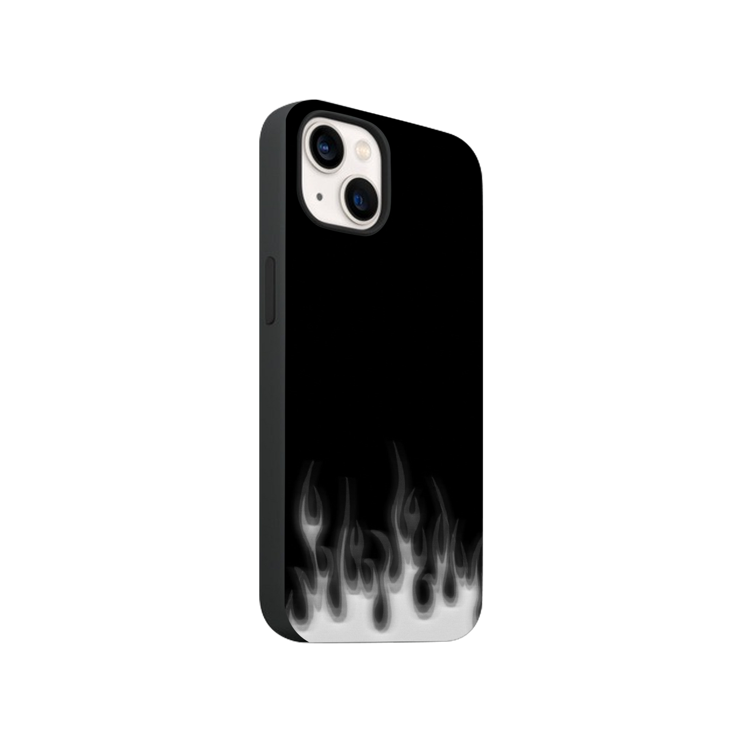 Grey Flames Phone Case.