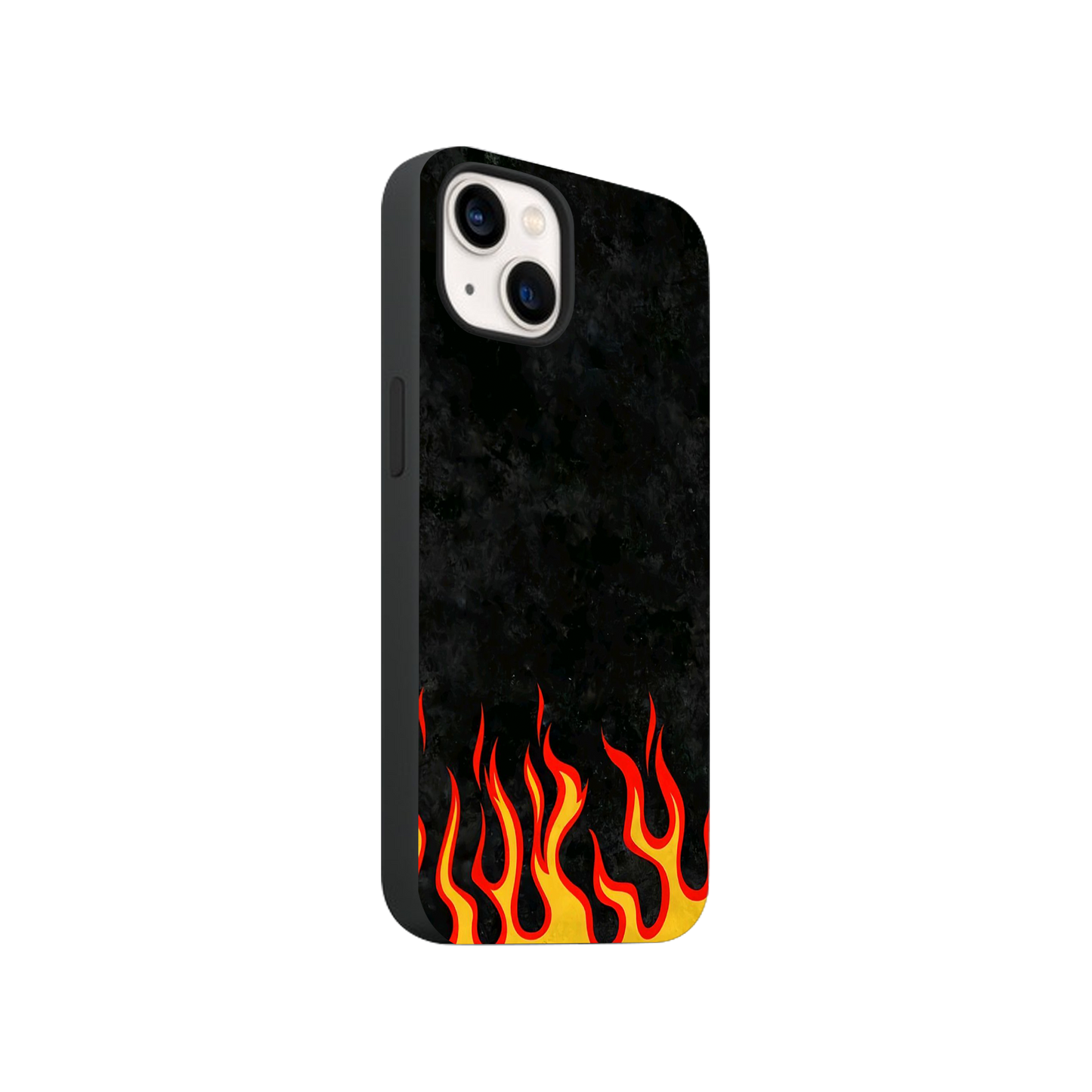 Orange Flames Phone Case.