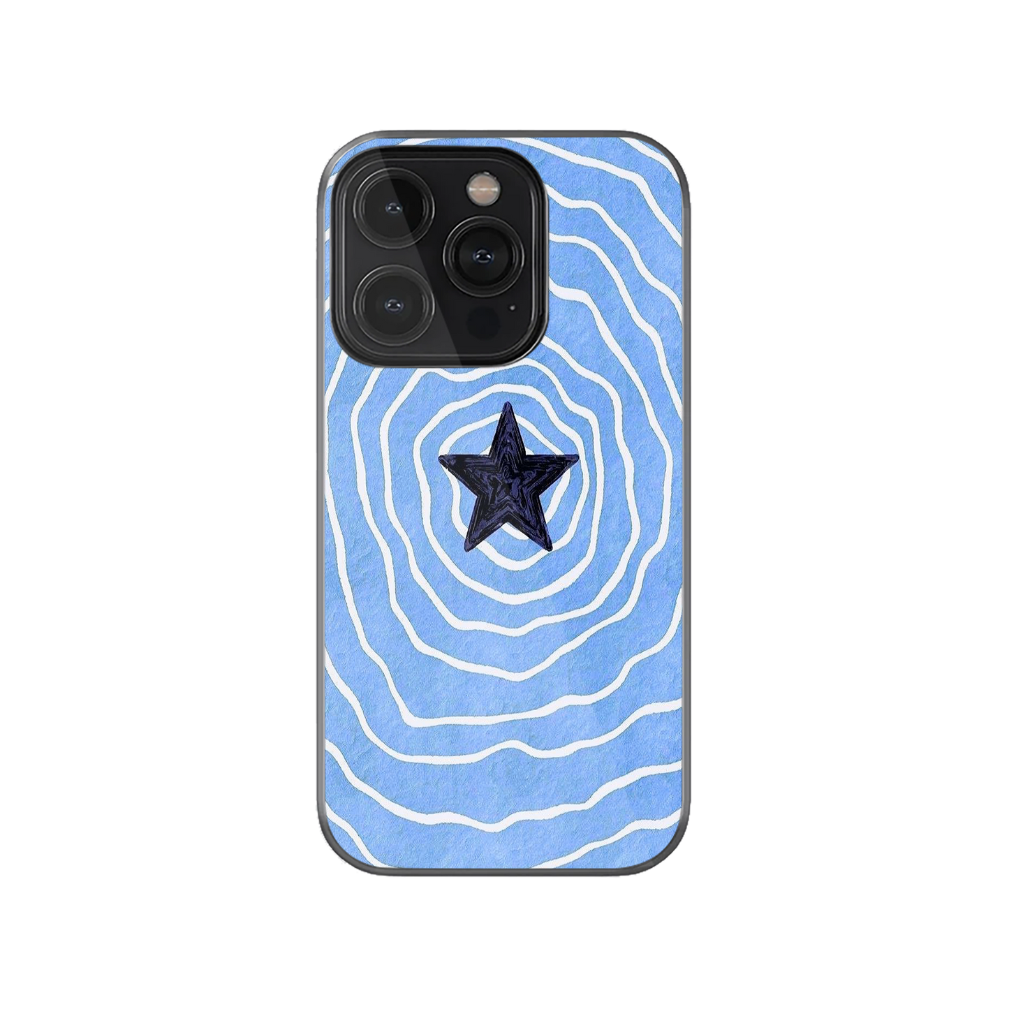 Blue Cosmic Waves Phone Case | One.