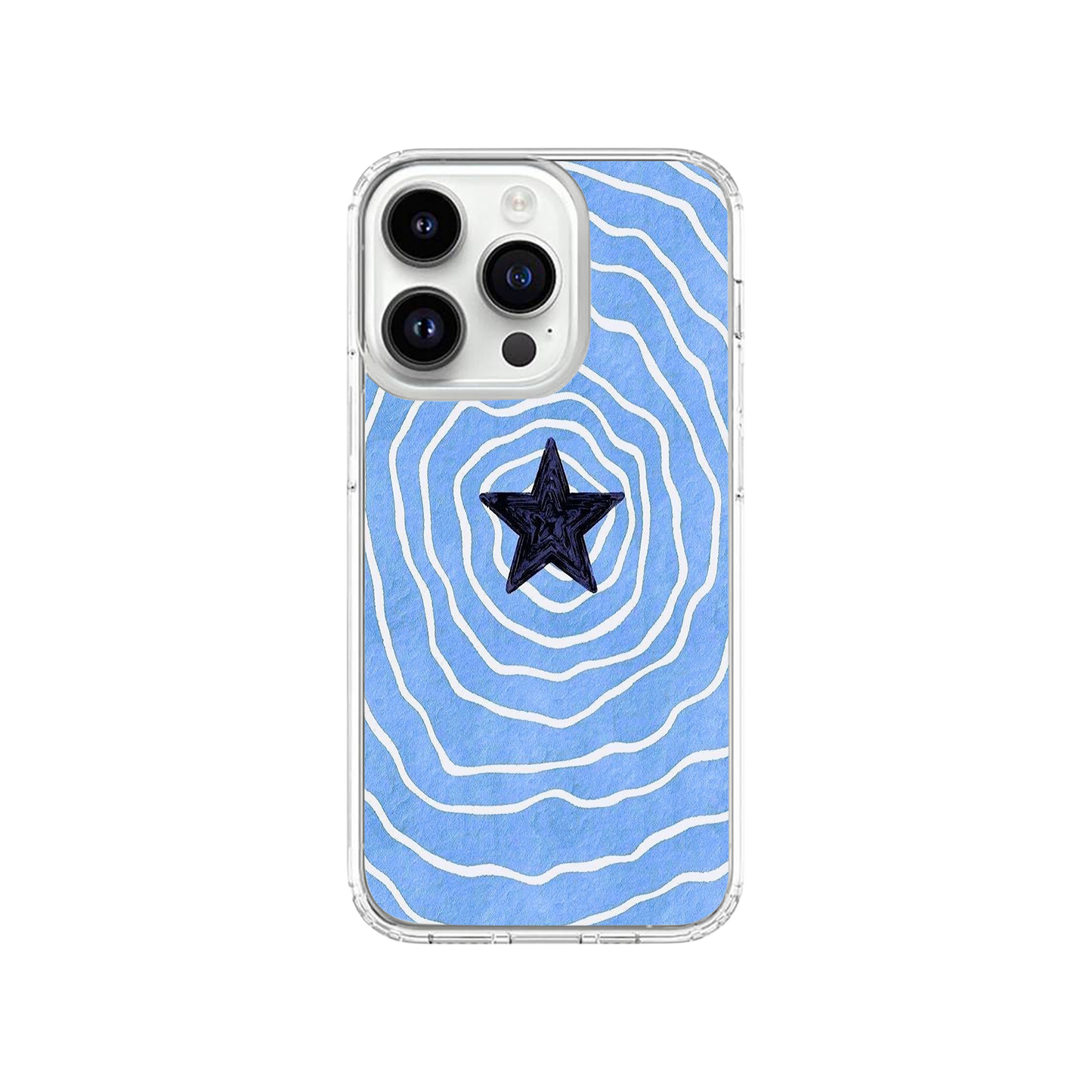 Blue Cosmic Waves Phone Case | One.