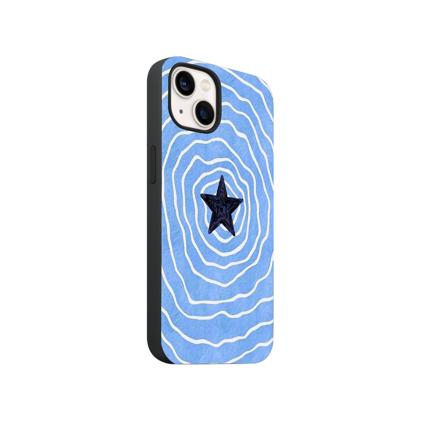 Blue Cosmic Waves Phone Case | One.
