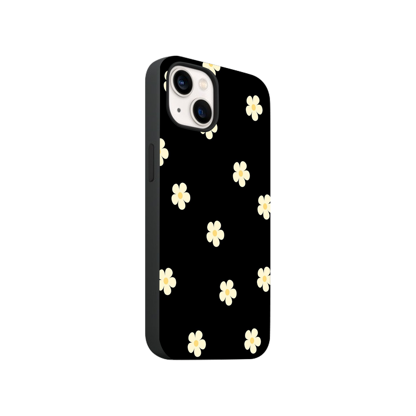 Black Daisies Phone Case.