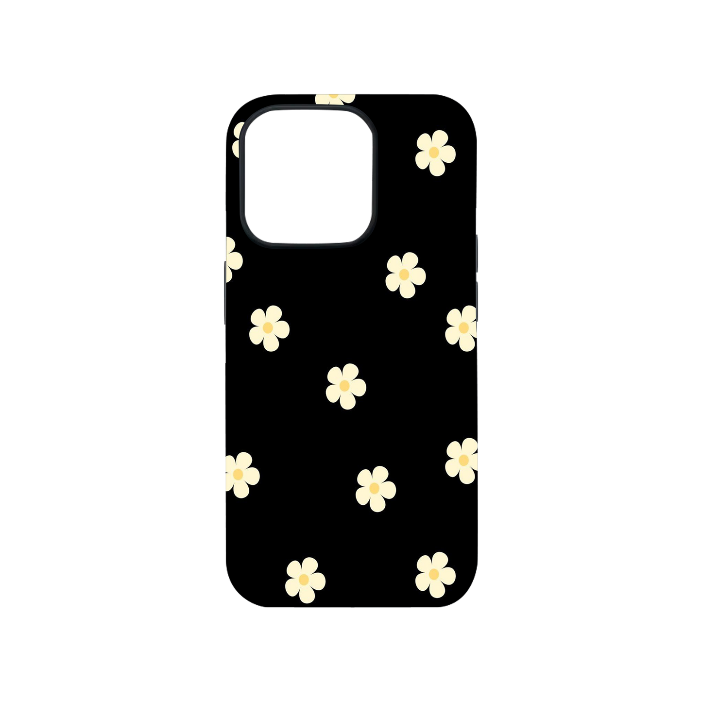 Black Daisies Phone Case.