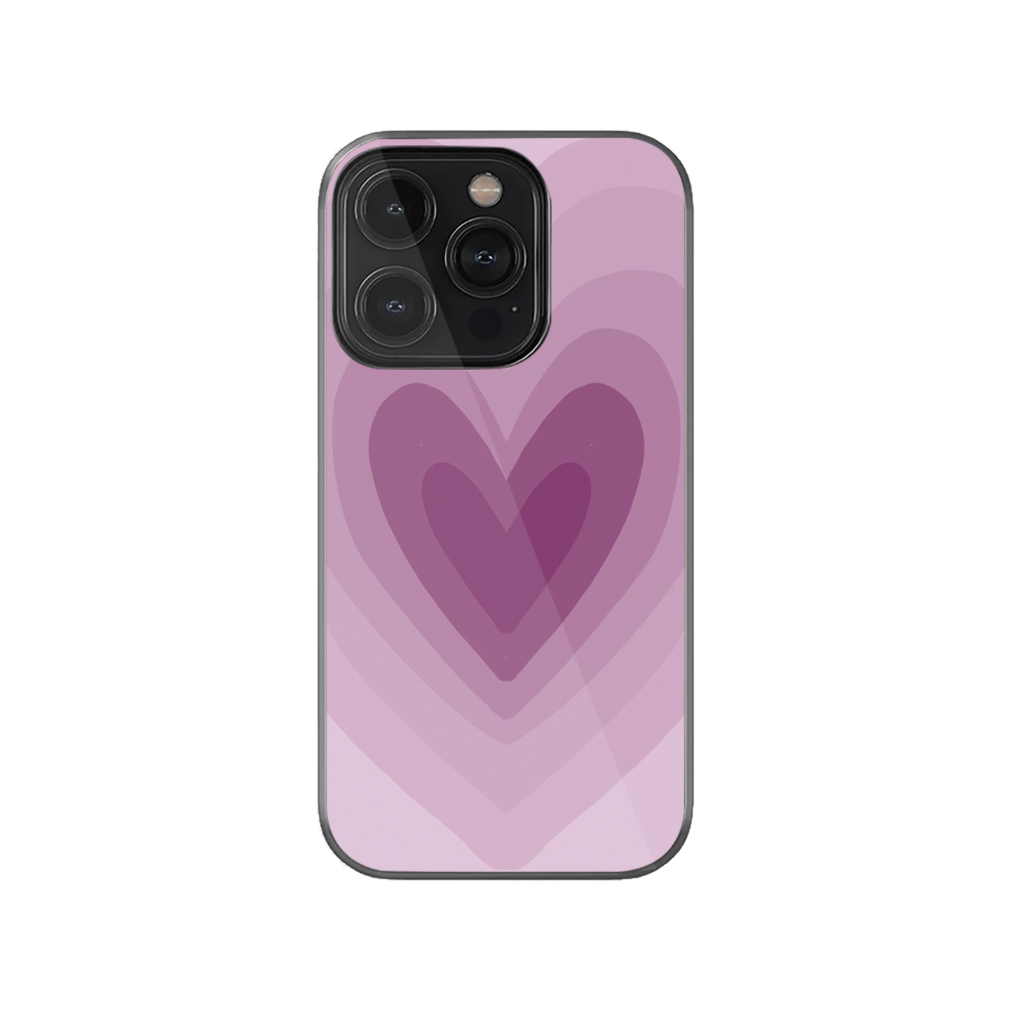 Y2K Purple Hearts Phone Case.