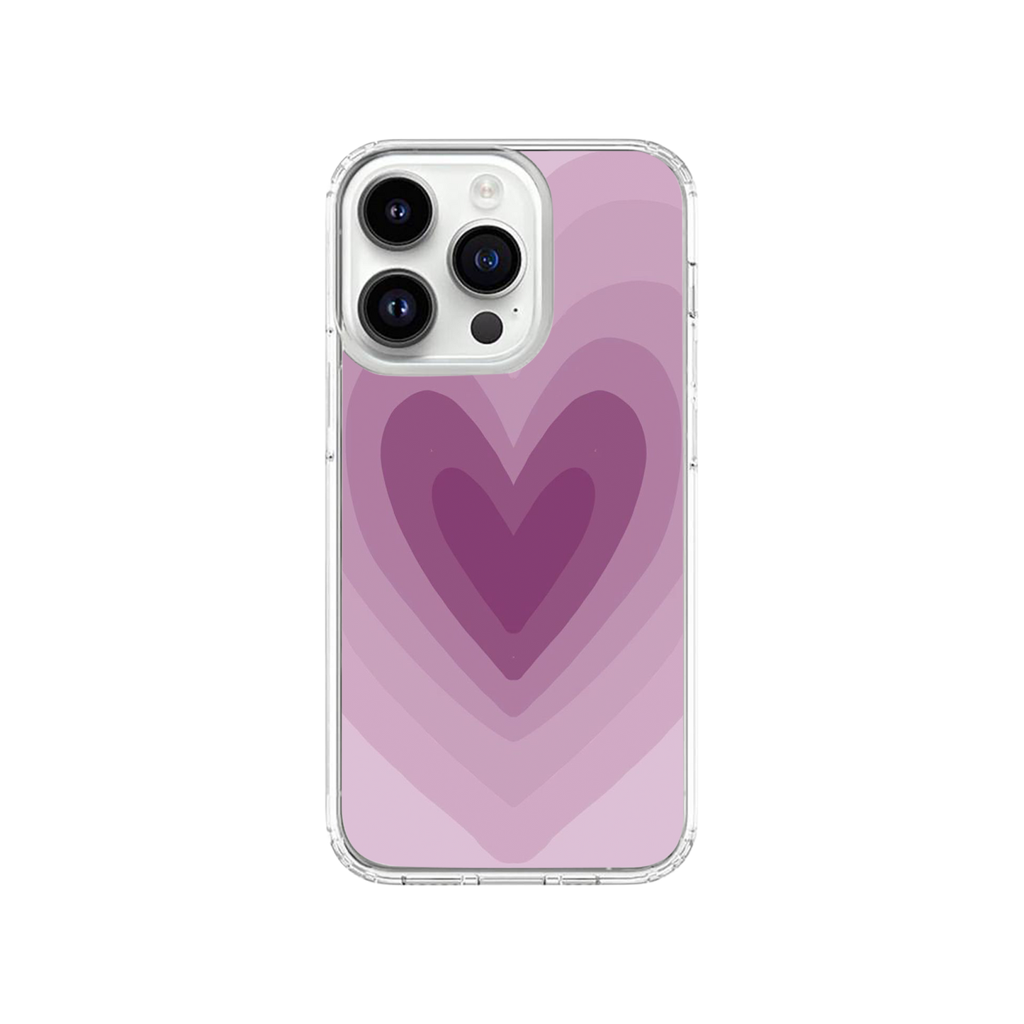 Y2K Purple Hearts Phone Case.