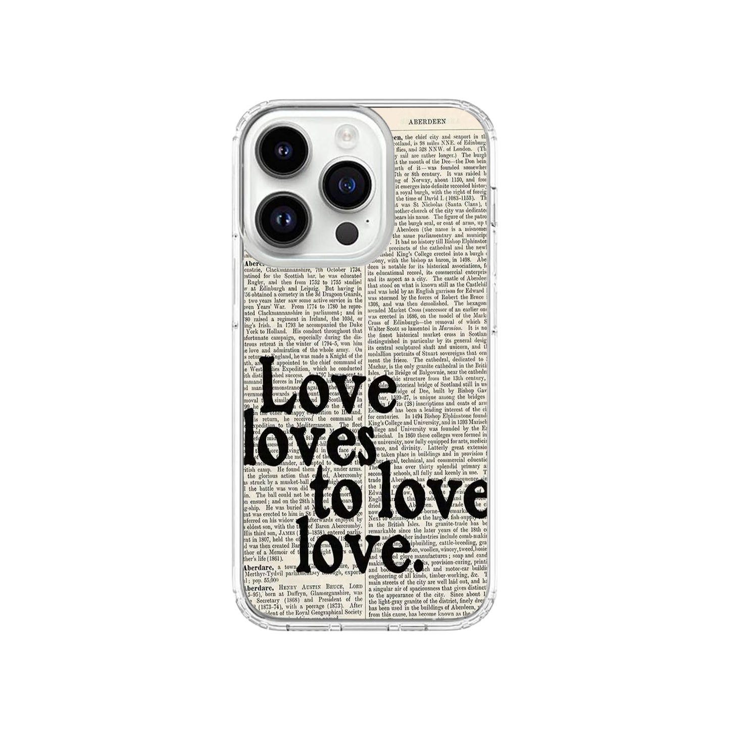 Love Loves to Love Love Phone Case.