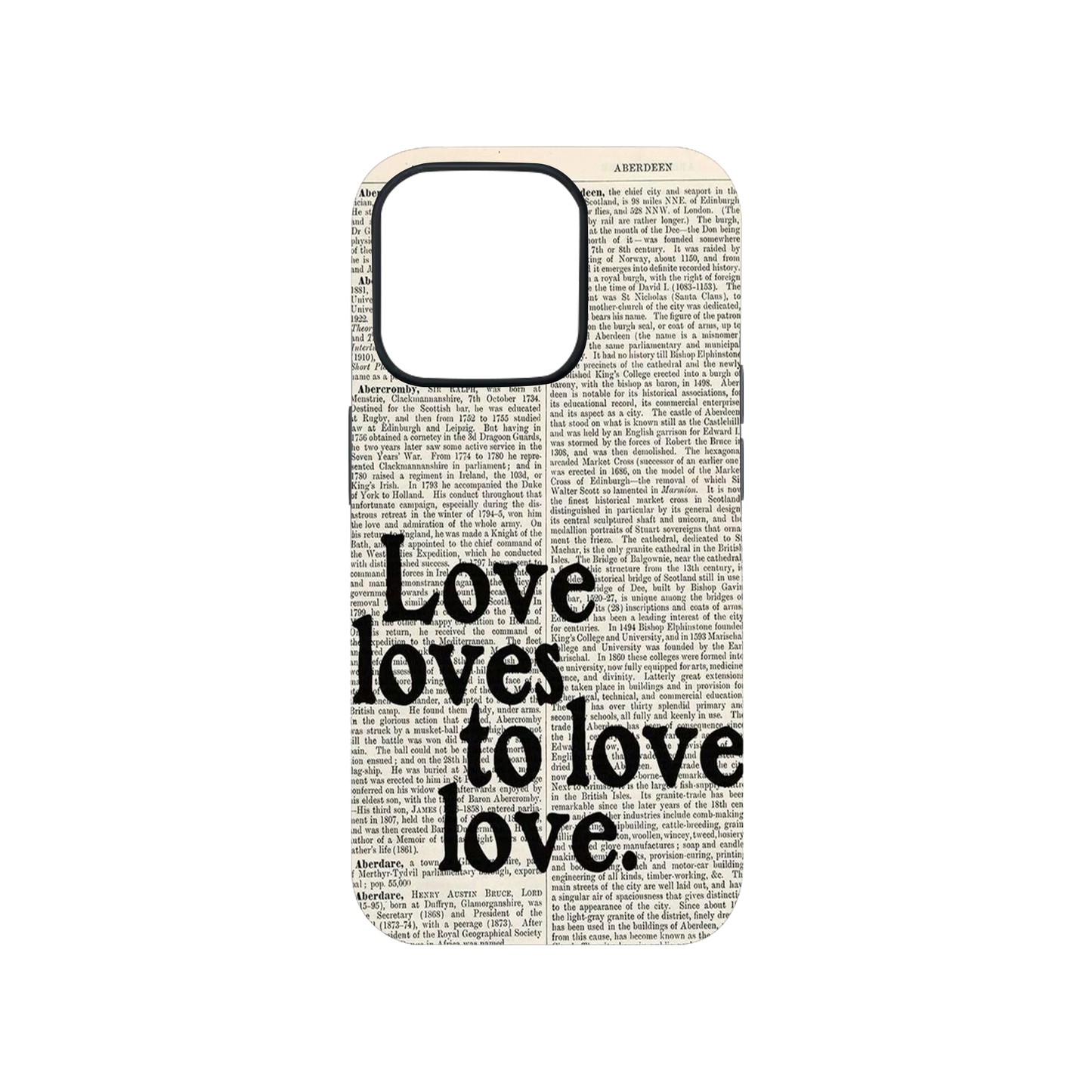 Love Loves to Love Love Phone Case.