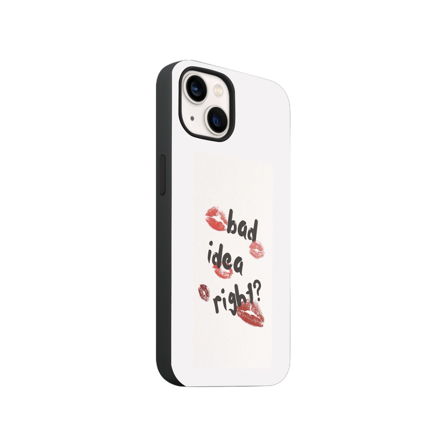 Bad Idea Right Lips Pattern Phone Case.