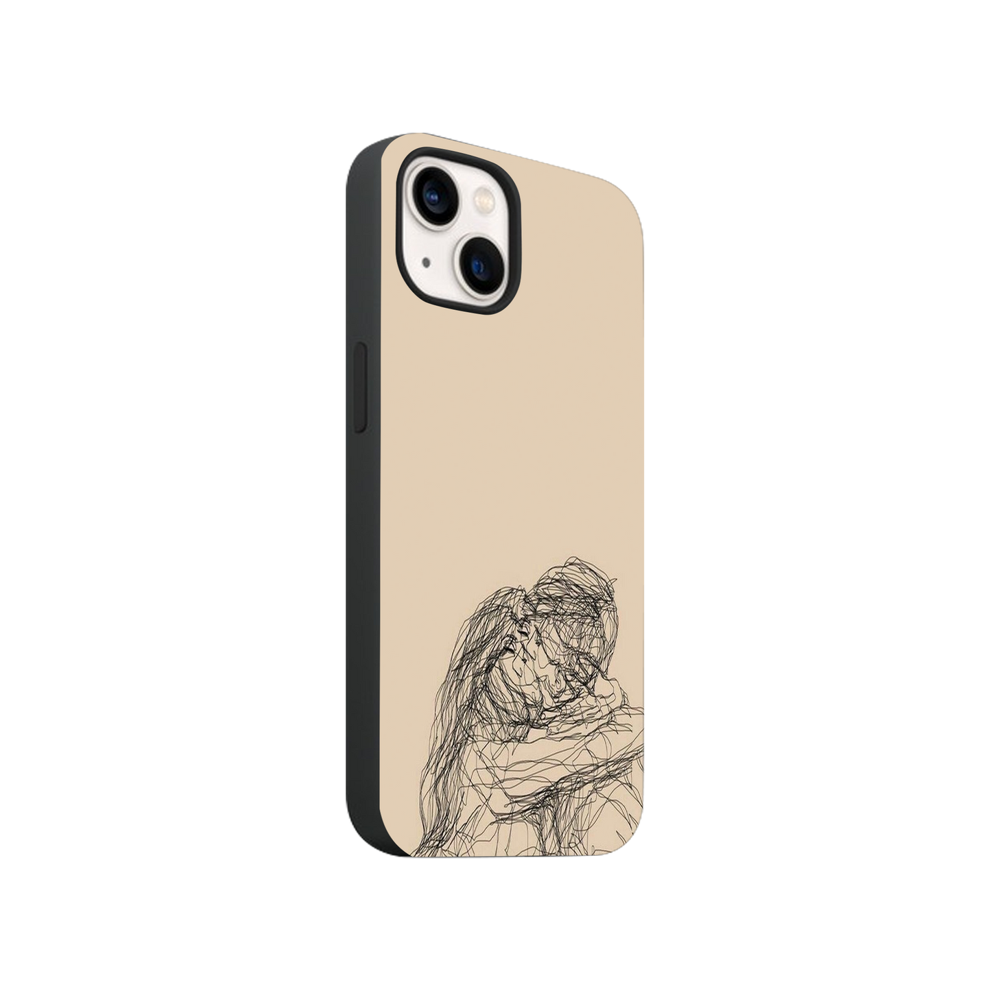 Abstract Couple Art Phone Case.