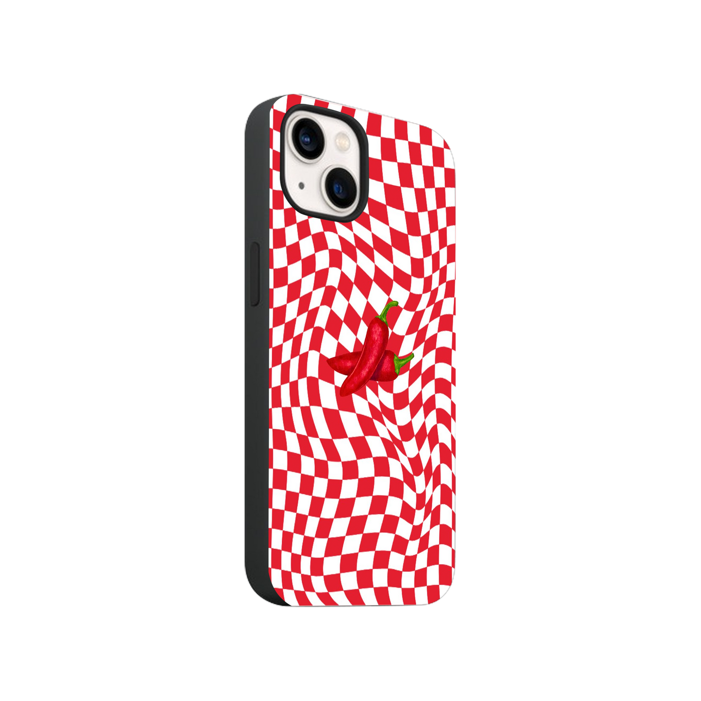 Y2k Chilly Checkered Phone Case.