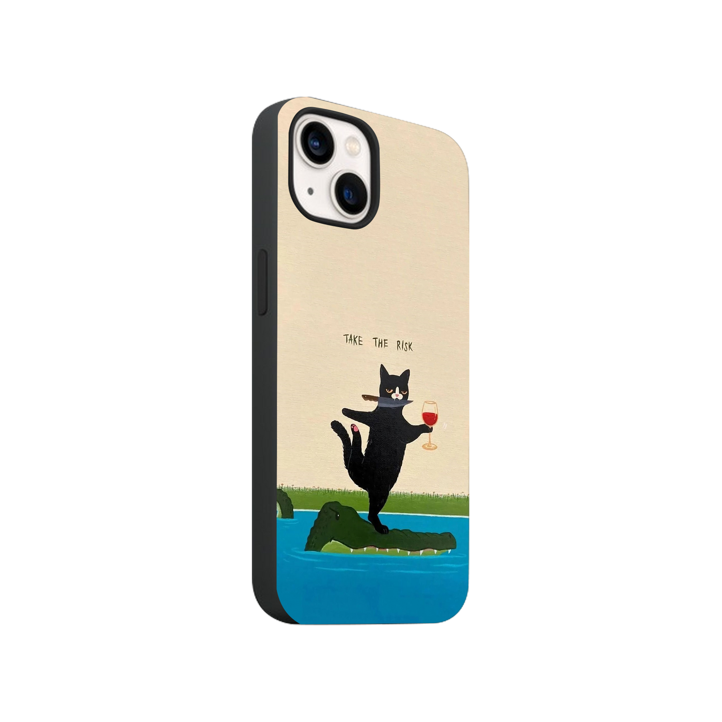 Gator Cat Phone Case.