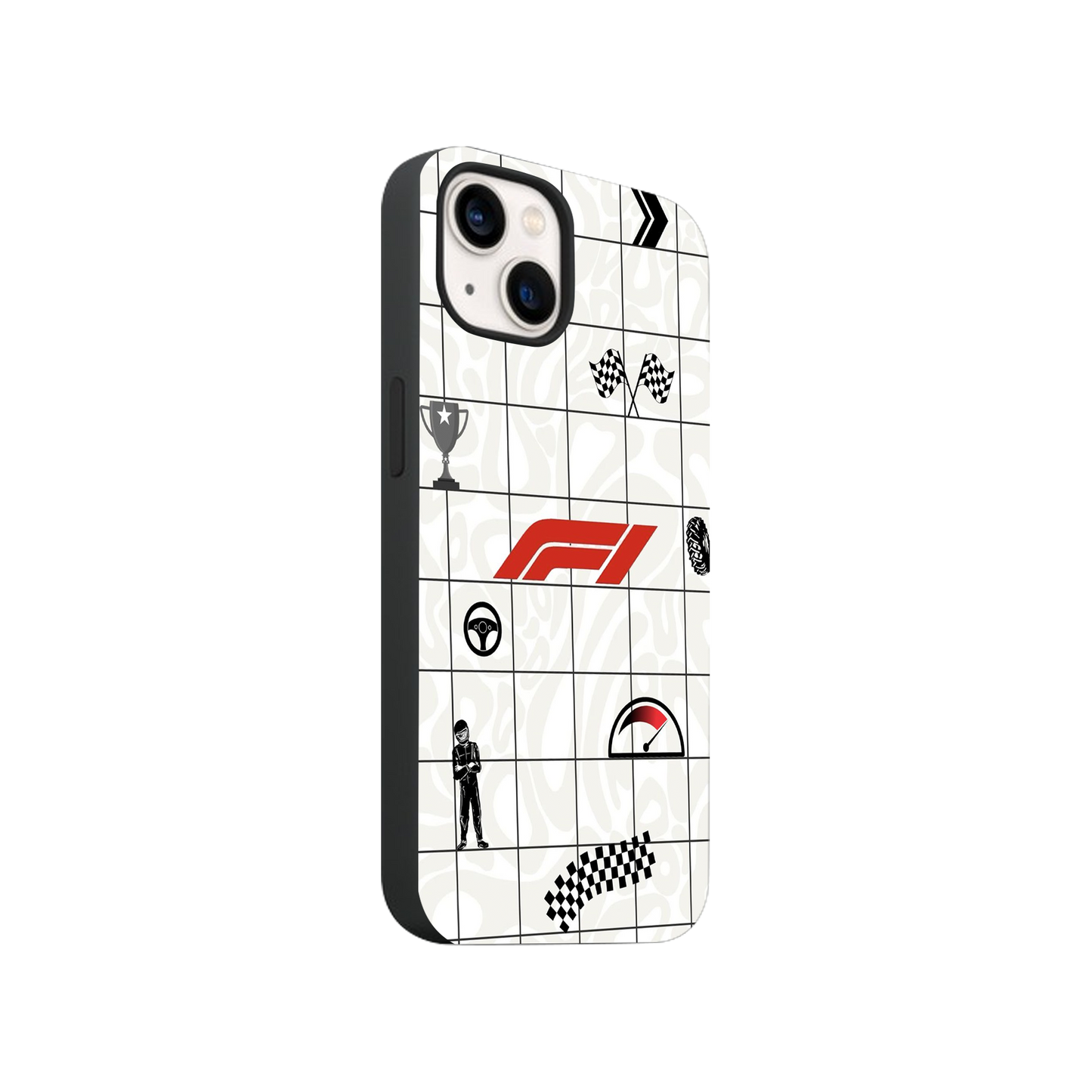 F1 Icon Grid Phone Case.