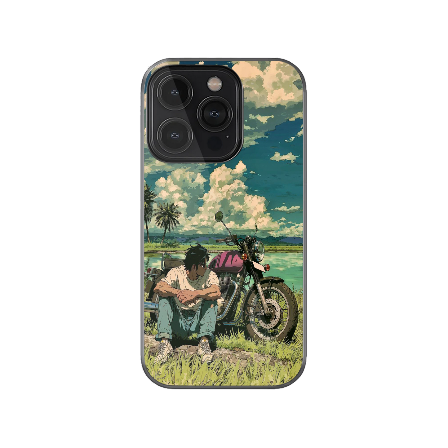 Me and My Bike Against the World Phone Case