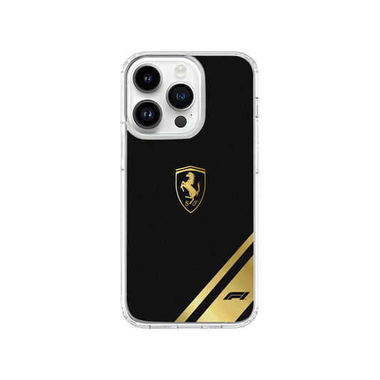 Black and Gold Ferrari Phone Case.