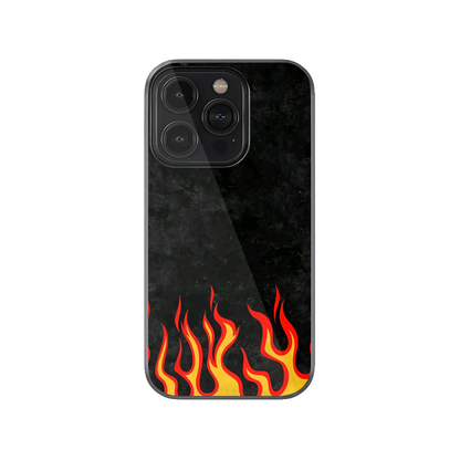 Orange Flames Phone Case.