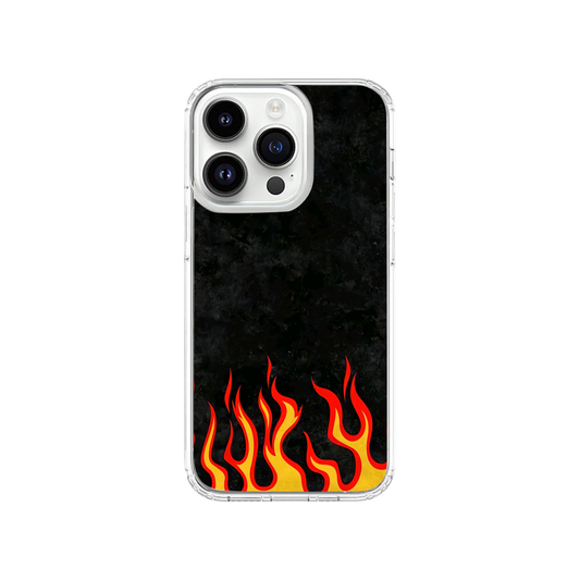 Orange Flames Phone Case.