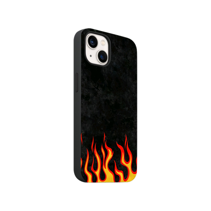 Orange Flames Phone Case.