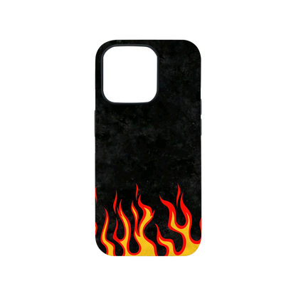 Orange Flames Phone Case.