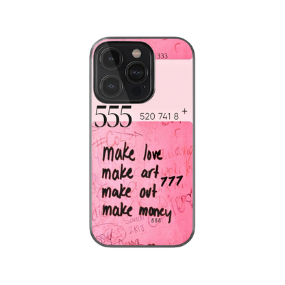 555 Make Art, Make Money Phone Case.