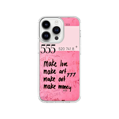 555 Make Art, Make Money Phone Case.