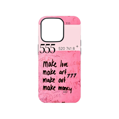 555 Make Art, Make Money Phone Case.