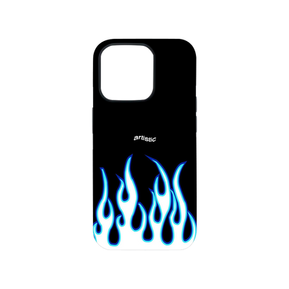 Blue Flames Phone case.