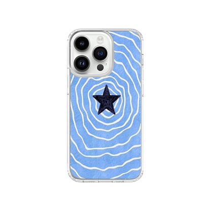 Blue Cosmic Waves Phone Case | One.