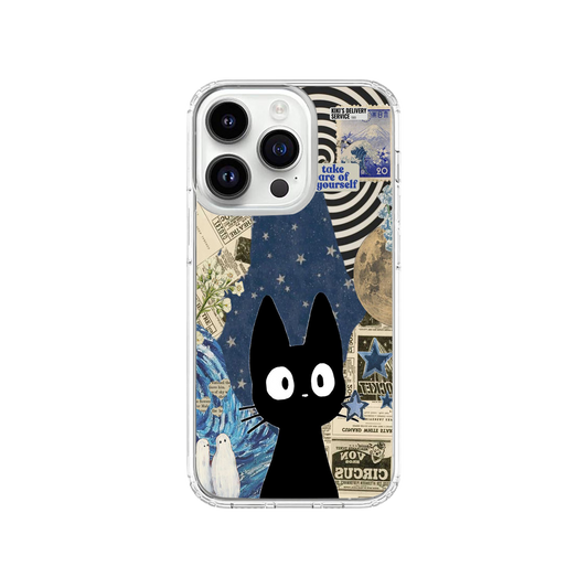 Starry Night Cat Phone Case.
