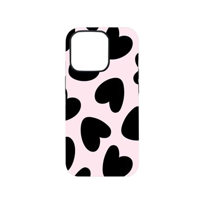Black Hearts Phone Case.
