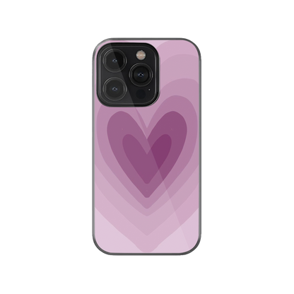 Y2K Purple Hearts Phone Case.