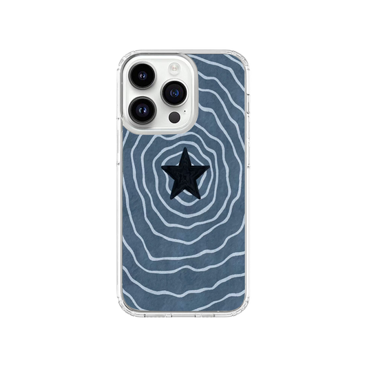 Blue Cosmic Waves Phone Case | Two.
