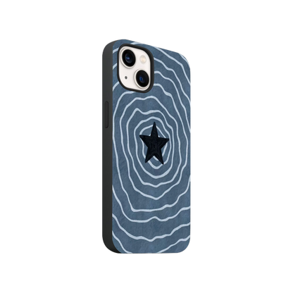 Blue Cosmic Waves Phone Case | Two.