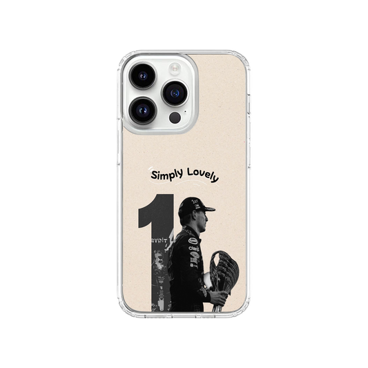 Max Verstappen "Simply Lovely" F1 Phone Case.