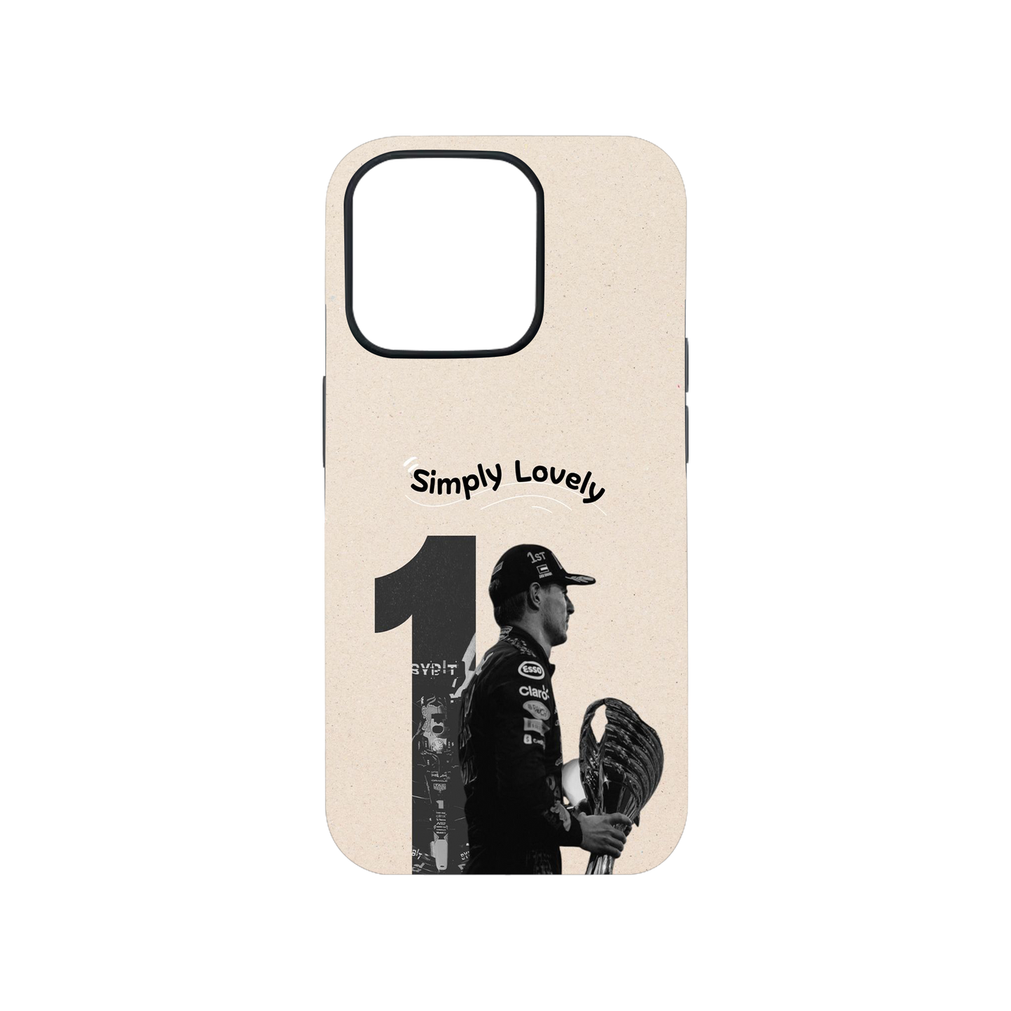 Max Verstappen "Simply Lovely" F1 Phone Case.