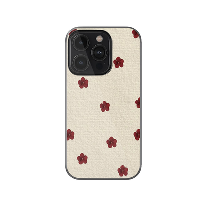 Cute Red Flowers Phone Case.