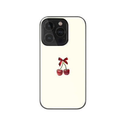 Aesthetic Red Cherries Phone Case.