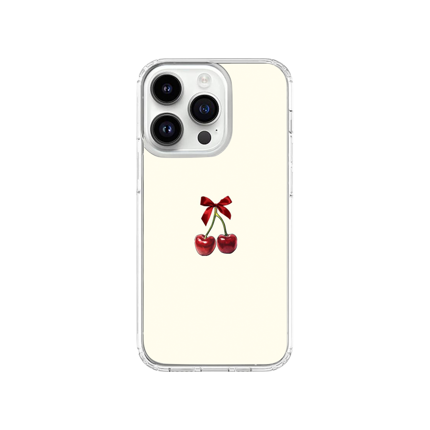 Aesthetic Red Cherries Phone Case.