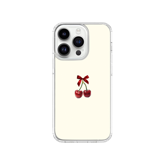 Aesthetic Red Cherries Phone Case.