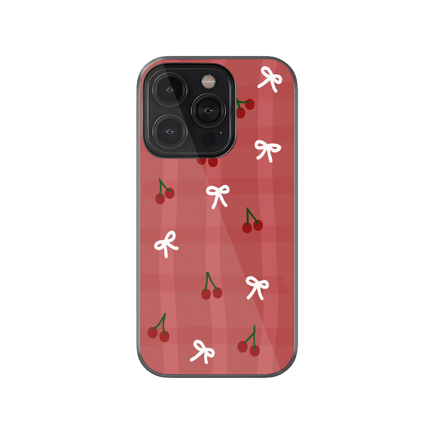 Cute Cherries and Bows Phone Case.