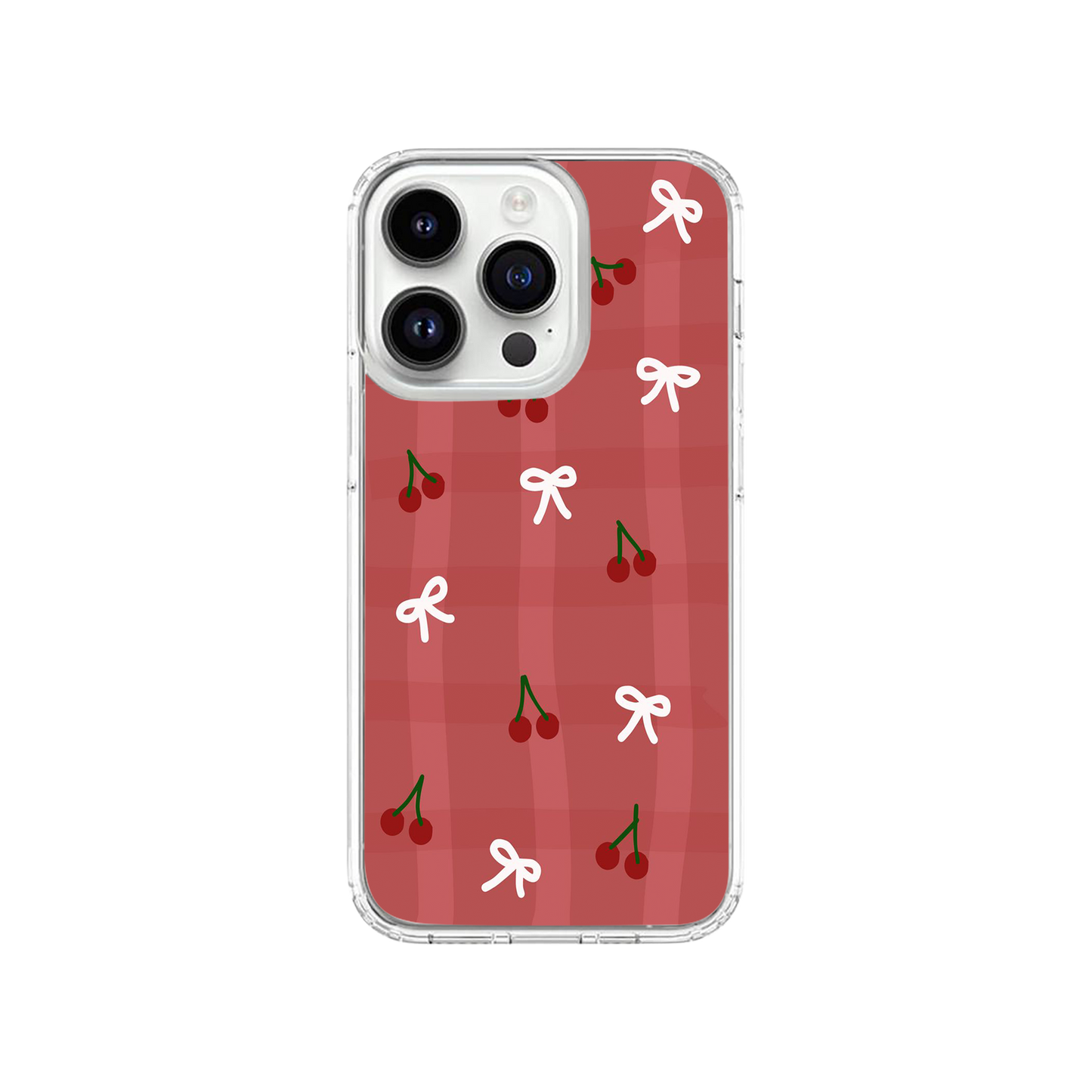Cute Cherries and Bows Phone Case.
