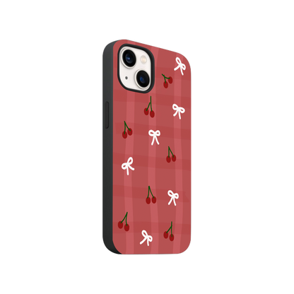 Cute Cherries and Bows Phone Case.