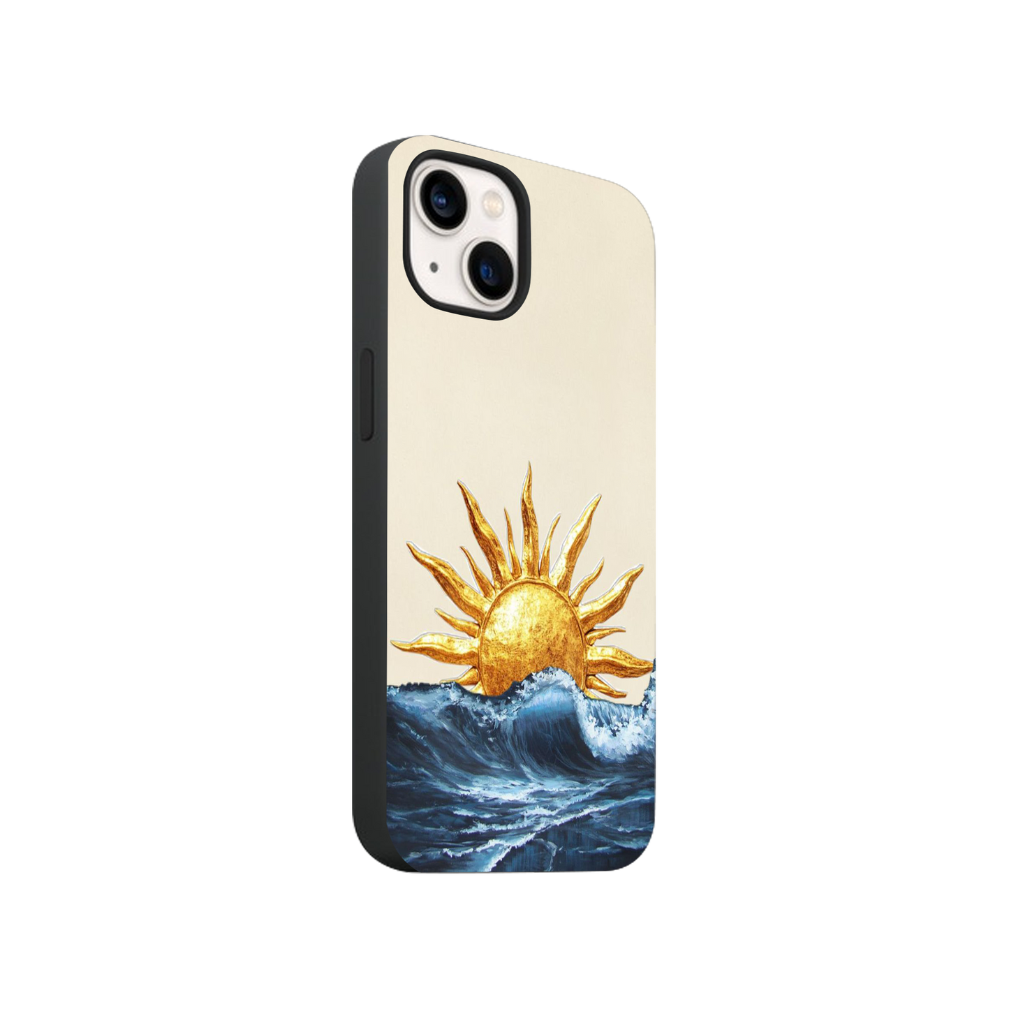 Radiant Sunrise Waves Phone Case.
