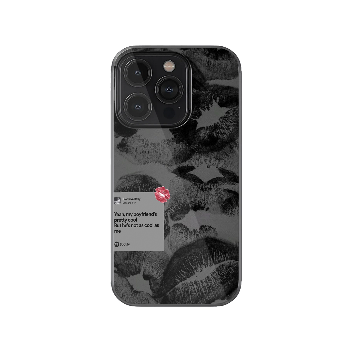 Lana Del Rey Brooklyn Baby kissy Lips Phone Case.