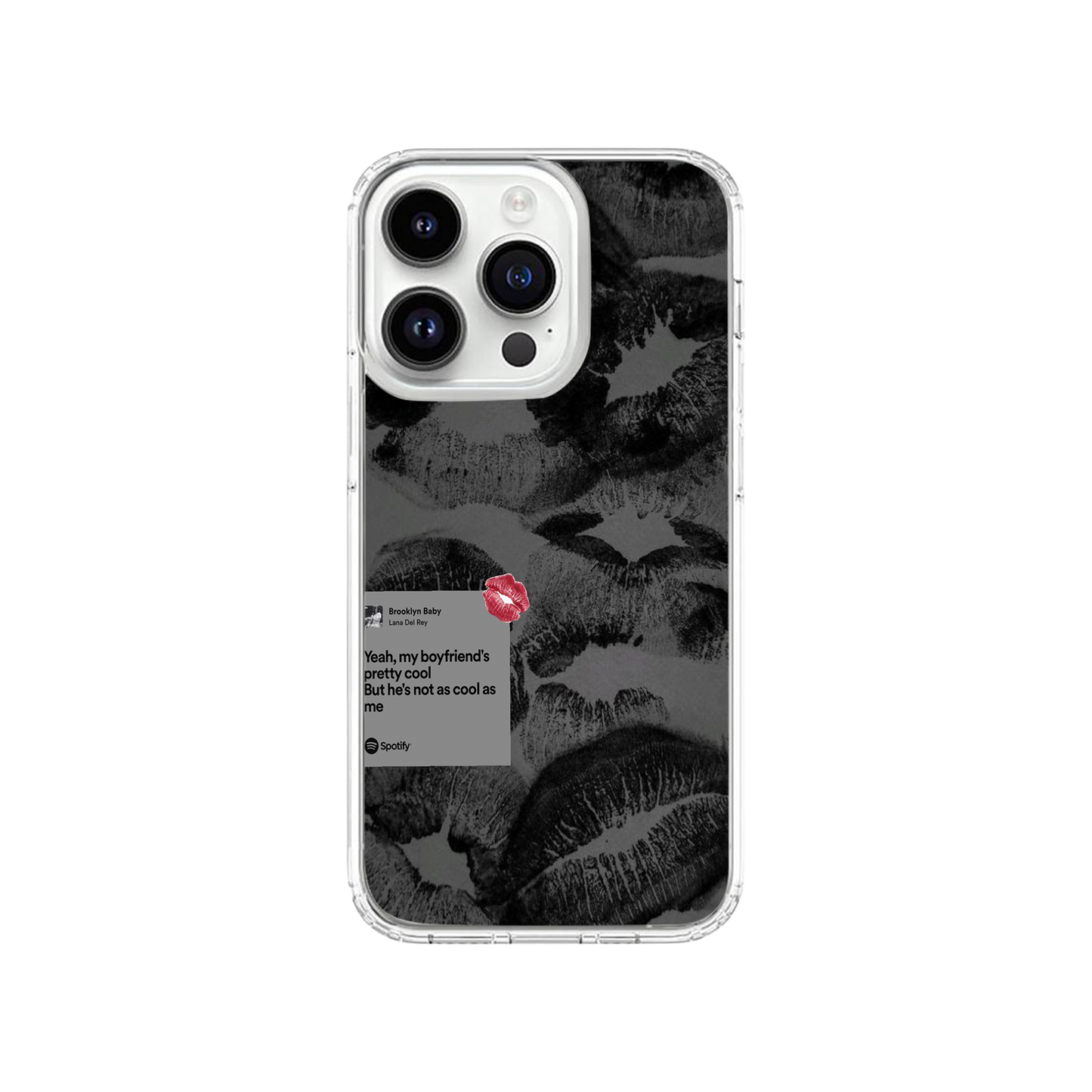 Lana Del Rey Brooklyn Baby kissy Lips Phone Case.